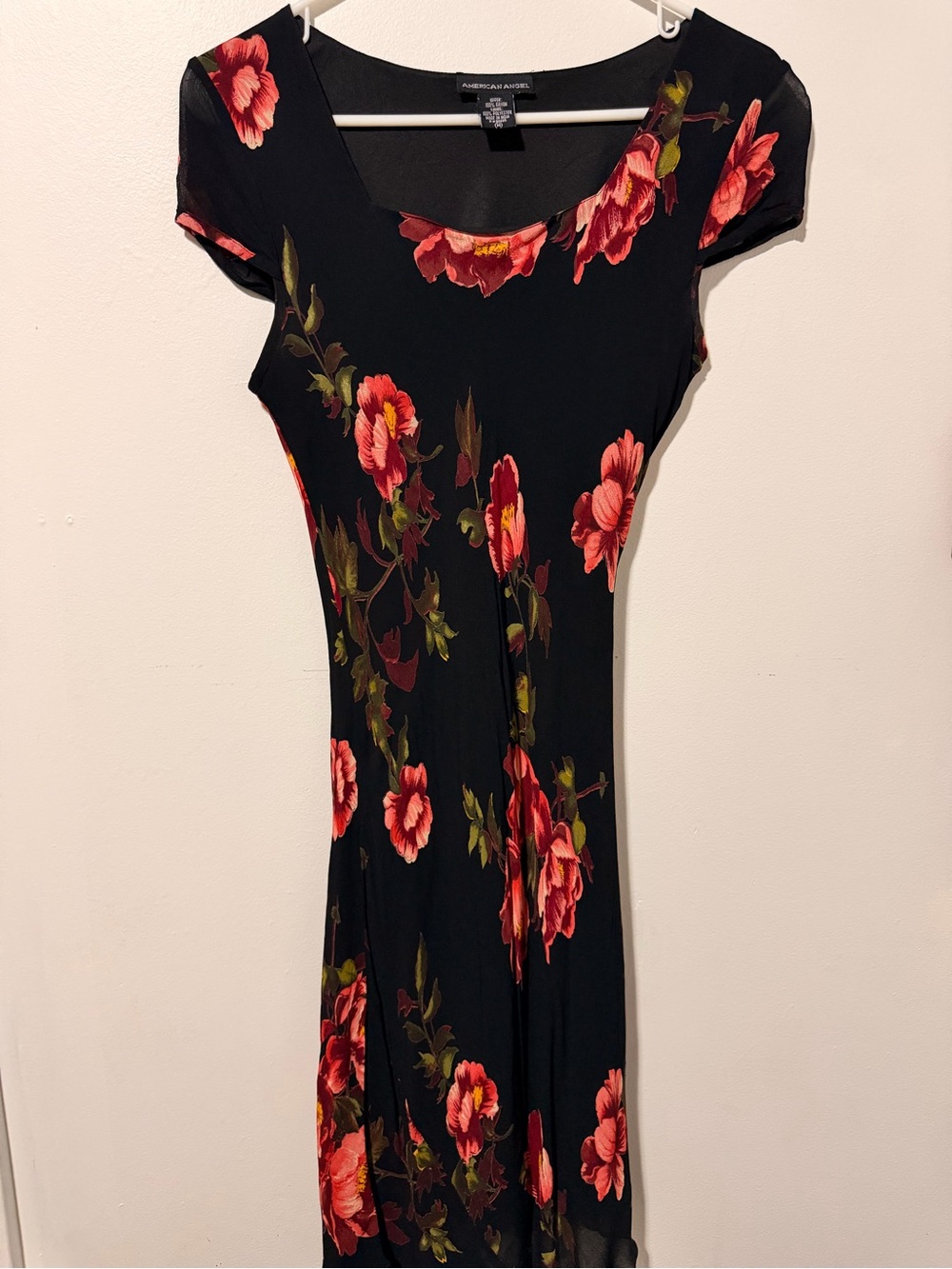 American Angel Short Sleeve Floral Vintage Dress Size M